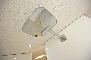 Shower head Display by Ocean Bathrooms By Design showroom picture in Salisbury Wiltshire