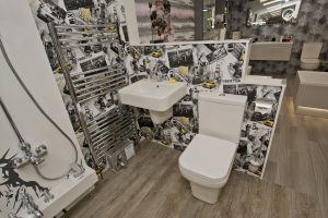 New York Theme bathroom 5 exhibit by Ocean Bathrooms By Design showroom picture in Salisbury Wiltshire