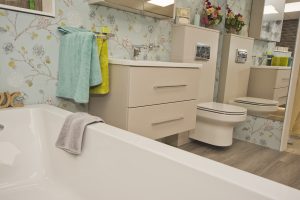 Bathroom 1 exhibit by Ocean Bathrooms By Design showroom picture in Salisbury Wiltshire