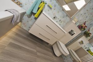 Ocean bathrooms by design showroom bathroom picture