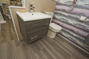 Square shaped wash hand basin 3 exhibit by Ocean Bathrooms By Design showroom picture in Salisbury Wiltshire