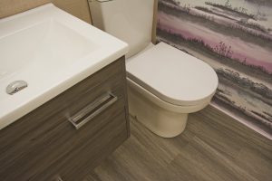 Square shaped wash hand basin 2 exhibit by Ocean Bathrooms By Design showroom picture in Salisbury Wiltshire