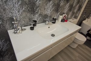 Wask hand basin exhibit by Ocean Bathrooms By Design showroom picture in Salisbury Wiltshire
