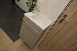 Ocean Bathrooms By Design wash hand basin showroom picture in Salisbury Wiltshire