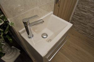 Wash hand basin and tap from Ocean Bathrooms in Salisbury