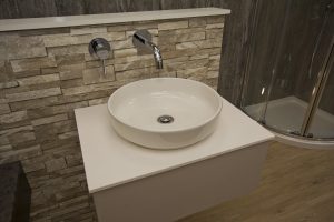 Circular wash hand basin from Ocean Bathrooms By Design in Salisbury