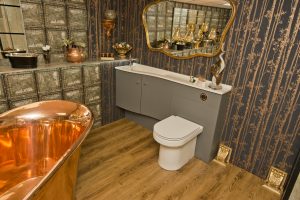 Copper bath and accessories from Ocean Bathrooms By Design in Salisbury