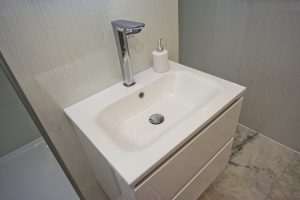 Tap and basin display by Ocean Bathrooms By Design in Salisbury